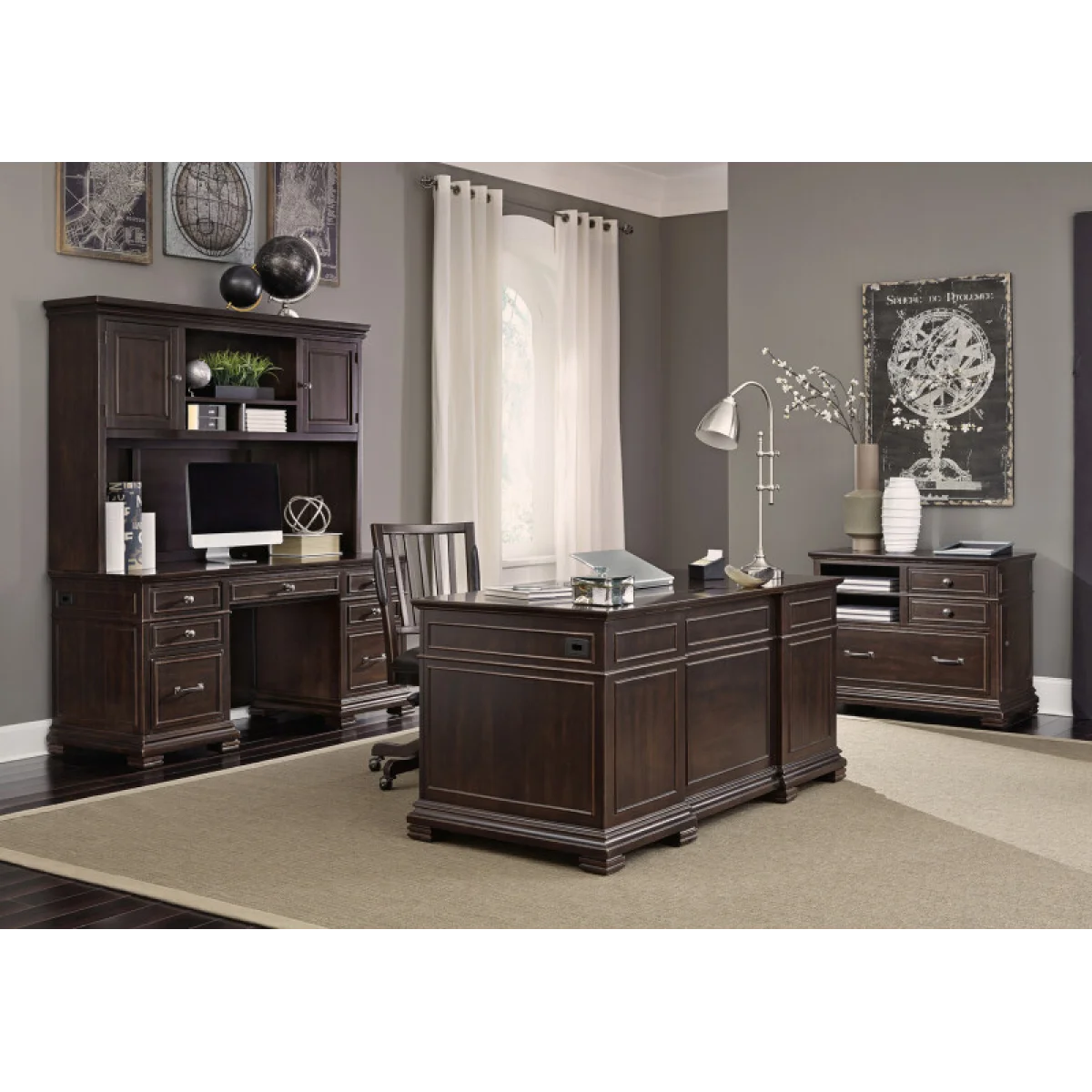 Weston Combo File Office Storage Aspen Home 7