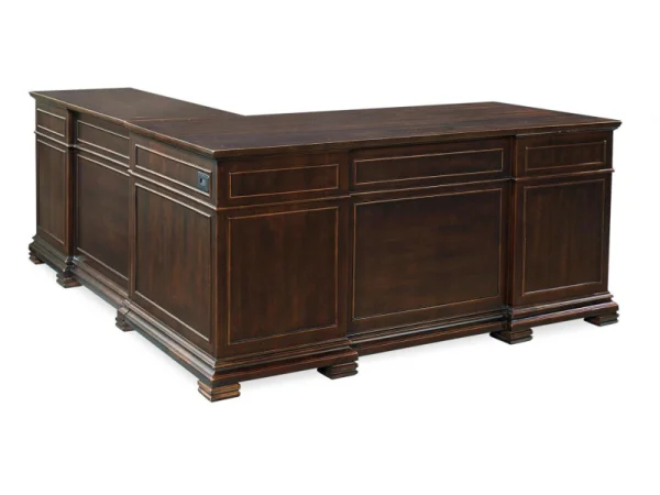 Weston L-shaped Desk I35HOGRP1 Desks Aspen Home