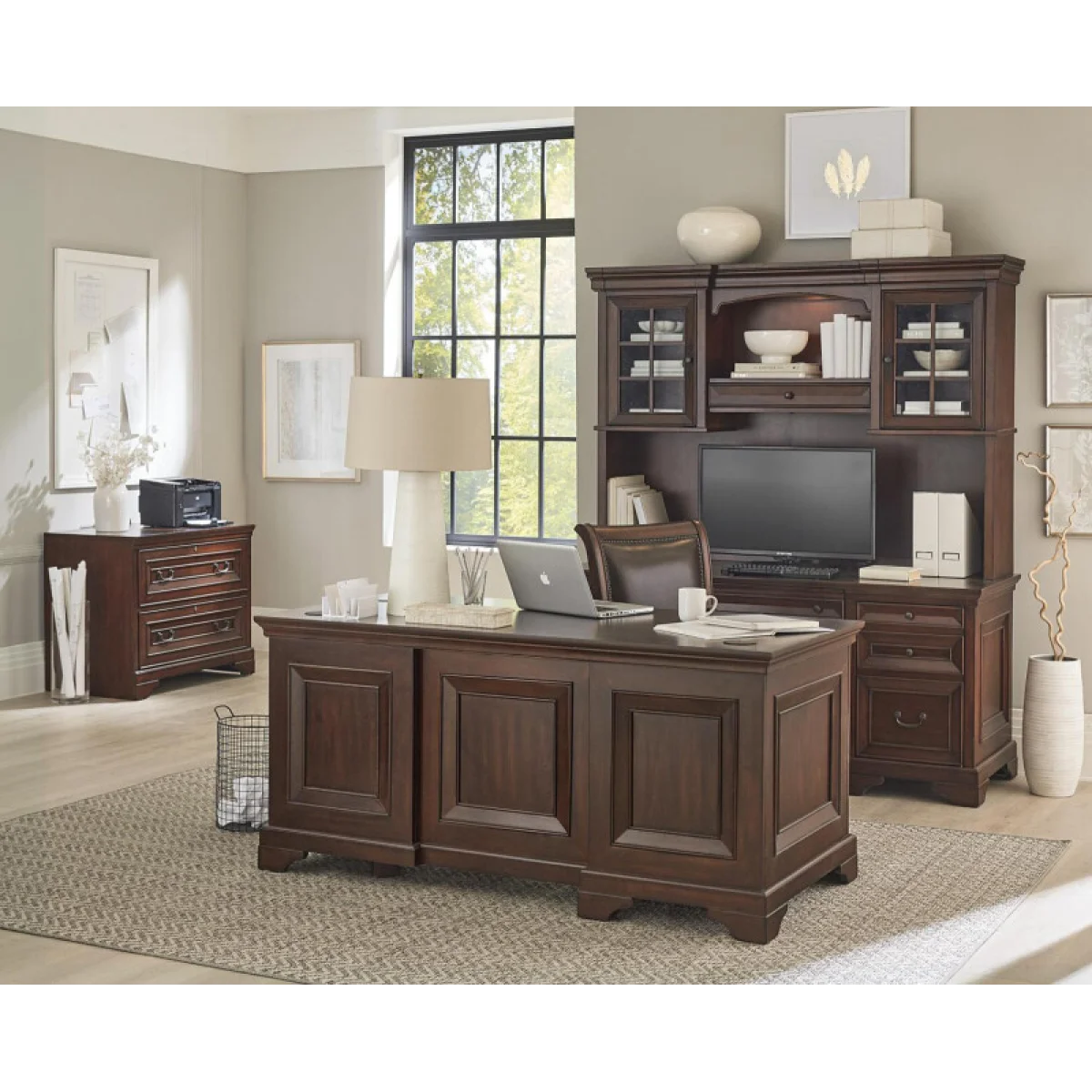 Richmond 66″ Executive Desk Desks Aspen Home 7