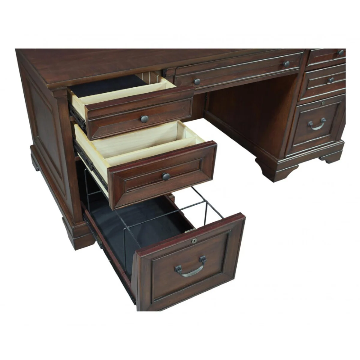 Richmond 66″ Executive Desk Desks Aspen Home 11