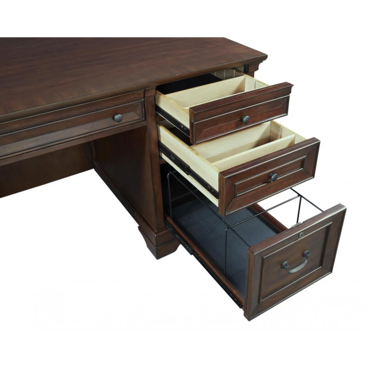 Richmond 66″ Executive Desk Desks Aspen Home 12