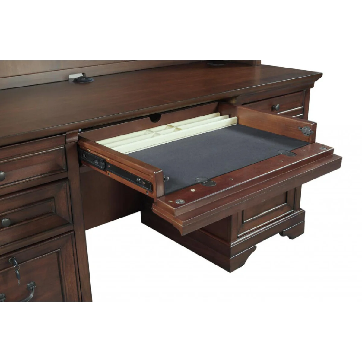 Richmond 66″ Credenza Desk Desks Aspen Home 12