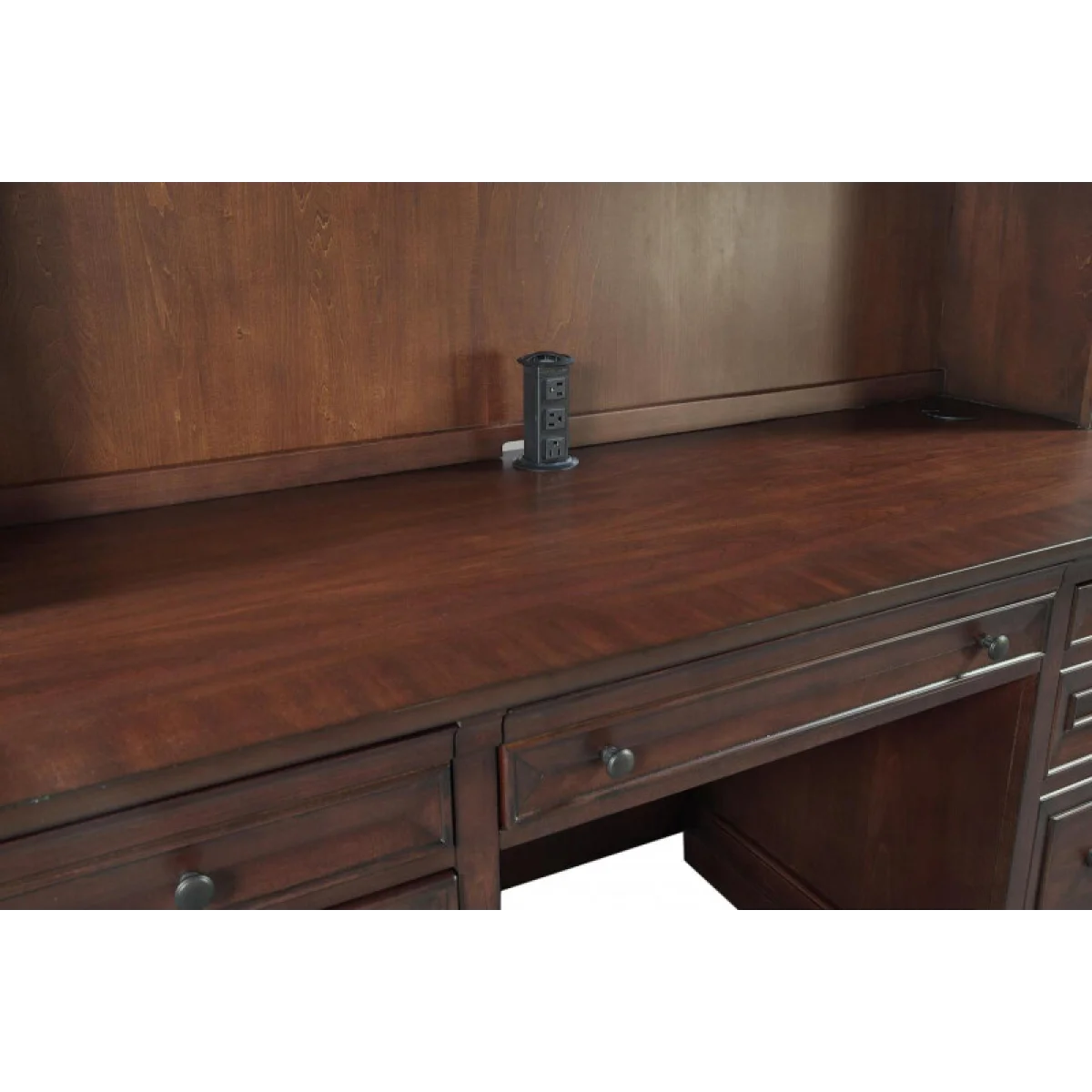 Richmond 66″ Credenza & Hutch I40HOGRP2 Desks Aspen Home 13