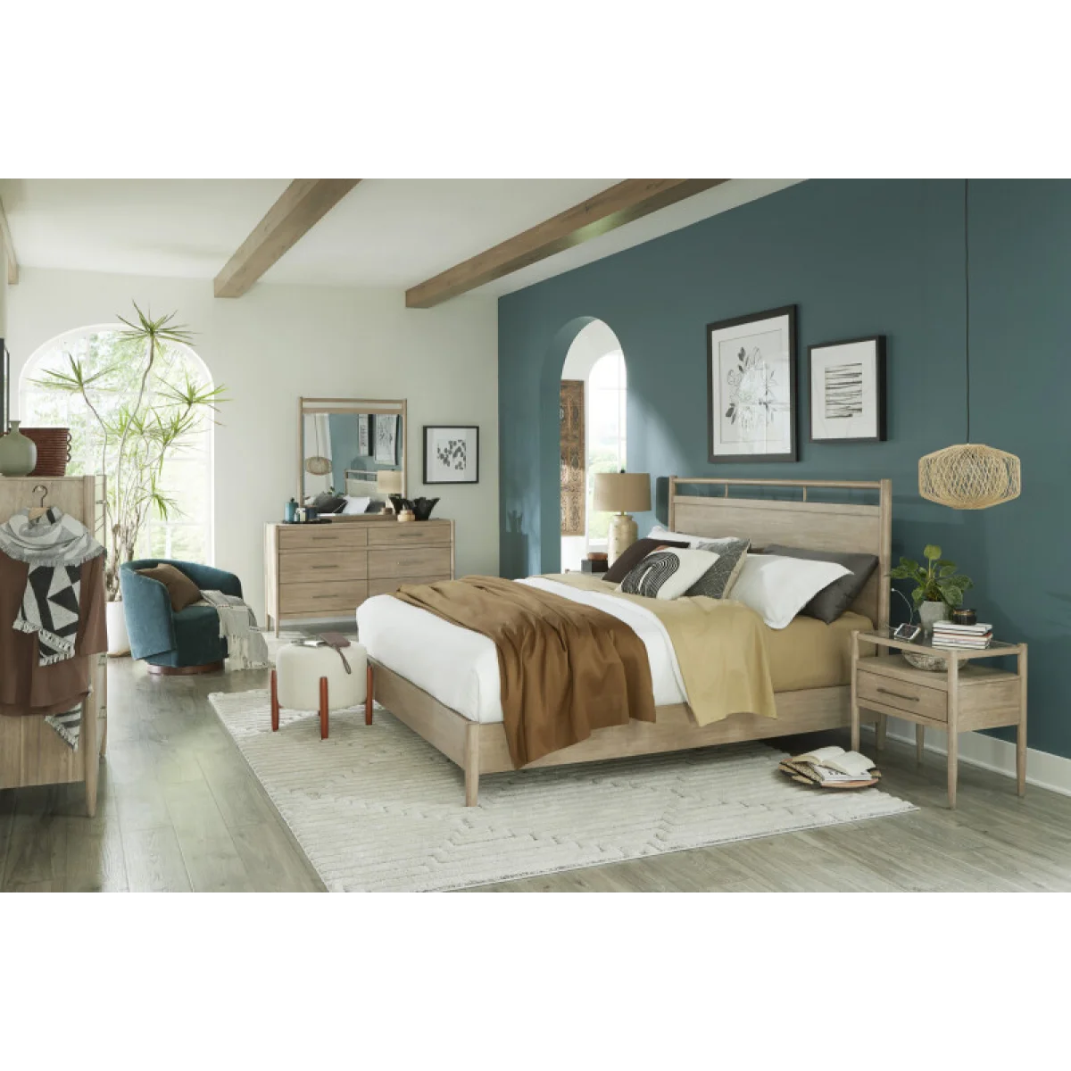 Shiloh Queen Panel Hb Bed Parts Aspen Home 8