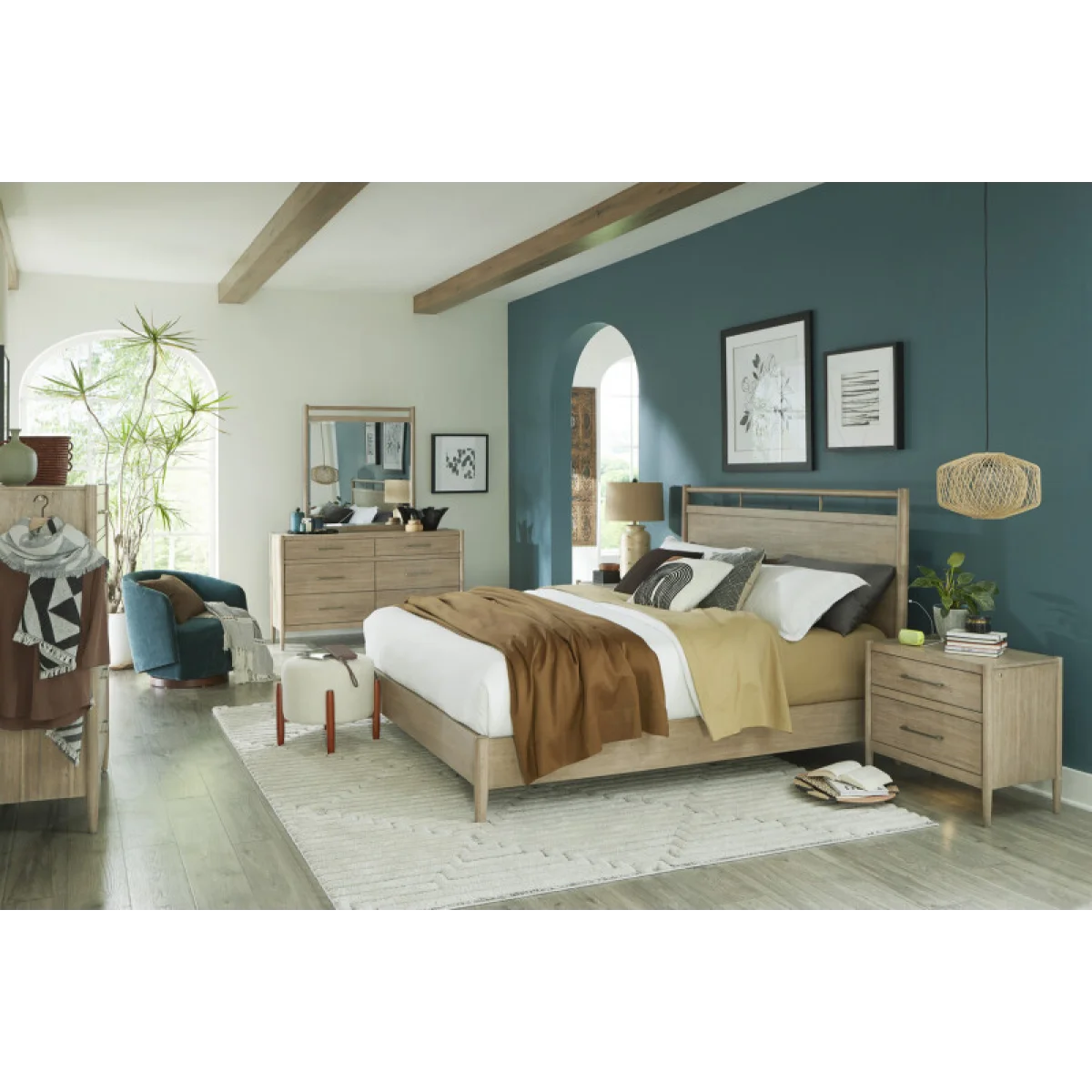 Shiloh Queen Panel Hb Bed Parts Aspen Home 15