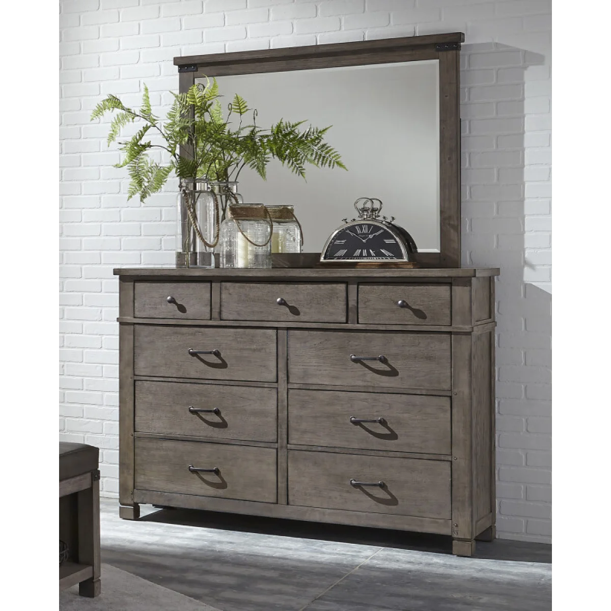 Tucker Landscape Mirror Bedroom Mirrors Aspen Home 14