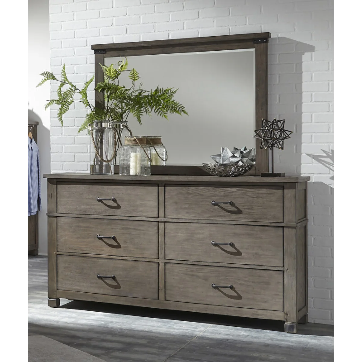 Tucker Landscape Mirror Bedroom Mirrors Aspen Home 15