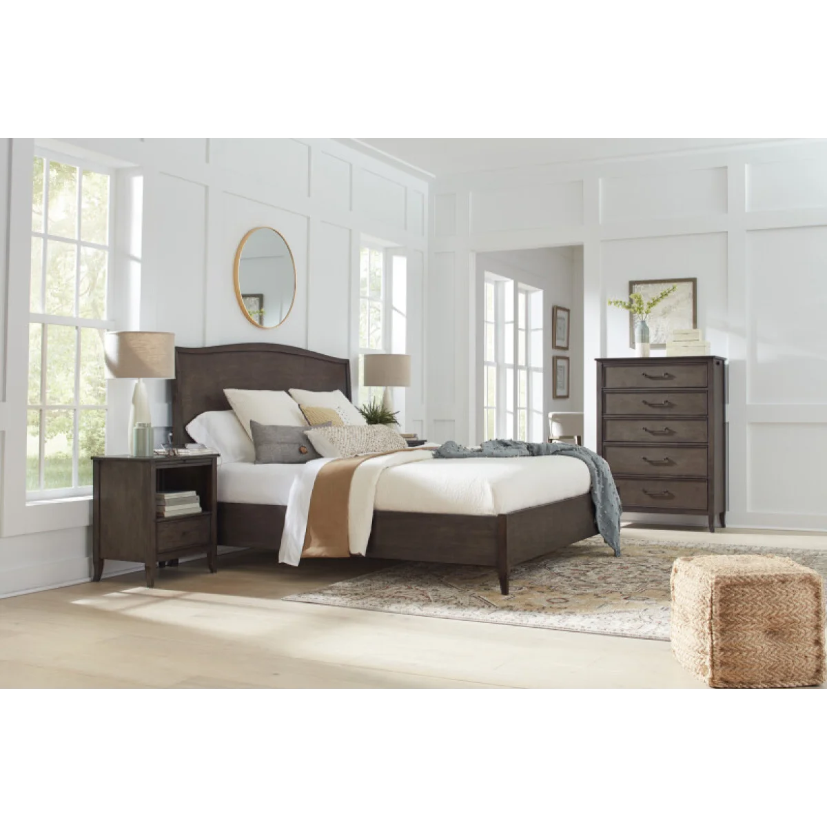 Blakely King Sleigh Hb Bed Parts Aspen Home 7