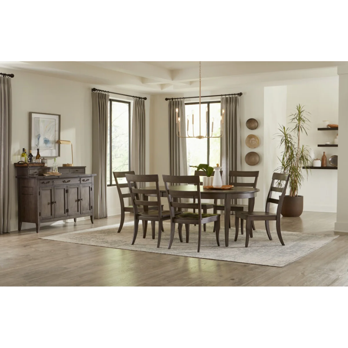 Blakely Ext. Round Dining Table I540-6000 Dining Tables Aspen Home 4