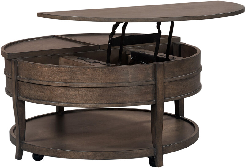 Blakely Lift Top Round Cocktail Table Cocktail & Coffee Tables Aspen Home 18 Blakely Lift Top Round Cocktail Table Cocktail & Coffee Tables Aspen Home 18