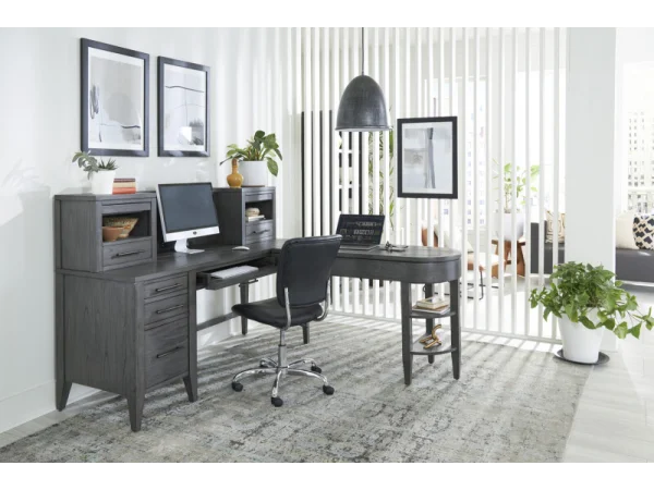 Preston Single Ped Hutch I597-307H Desks Aspen Home