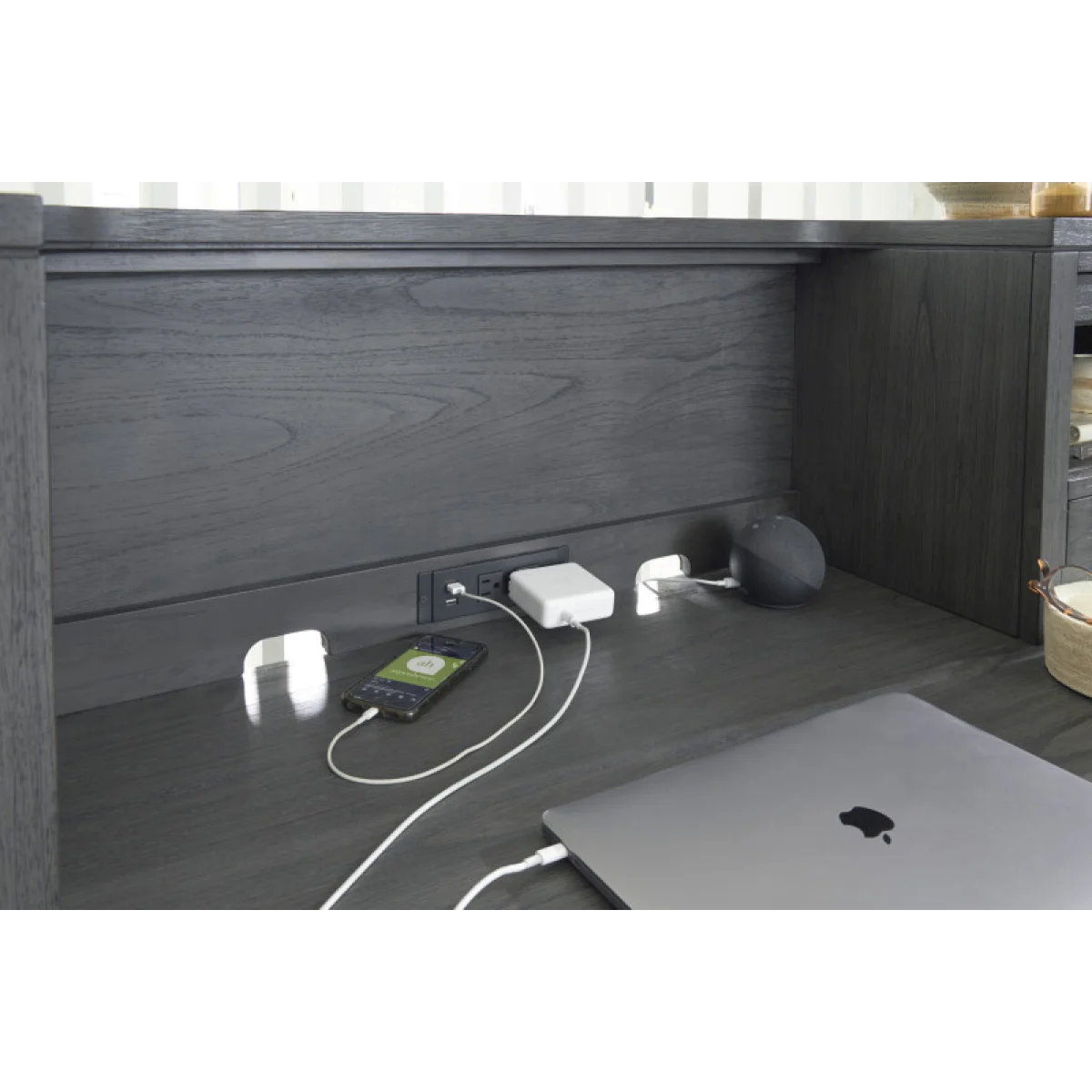Preston Single Ped Hutch I597-307H Desks Aspen Home 8