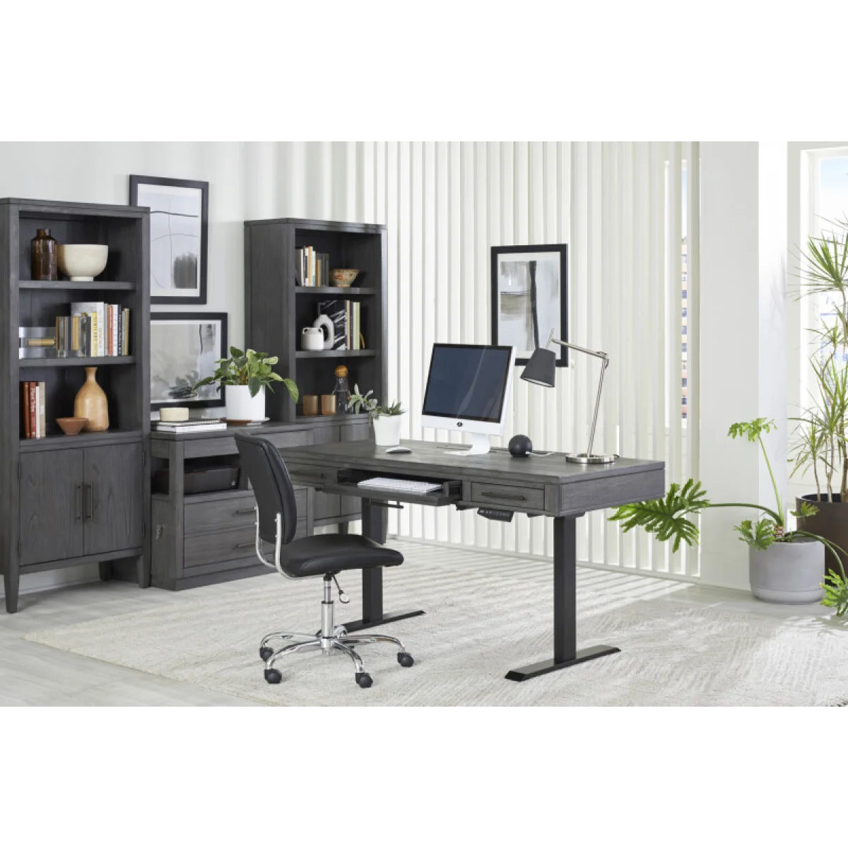 Preston 60″ Adj. Lift Desk Top (for Iuab-301-2) I597-360T Desks Aspen Home 7