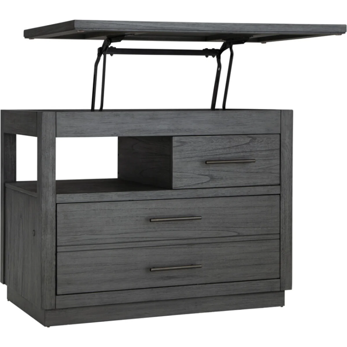 Preston Workstation Combo File W/ Lift Top Office Storage Aspen Home 6