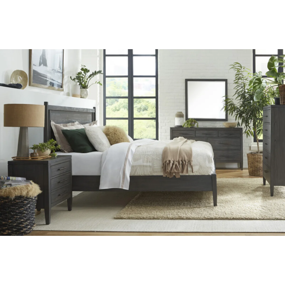 Preston King Rails W/ Decking Bed Parts Aspen Home 6