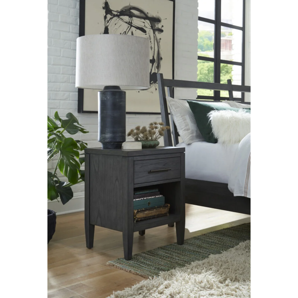 Preston 1 Drawer Nightstand Nightstands Aspen Home 12