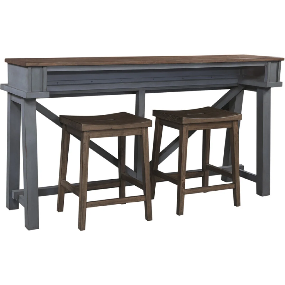Pinebrook Console Bar Table Bar Furniture Aspen Home 4