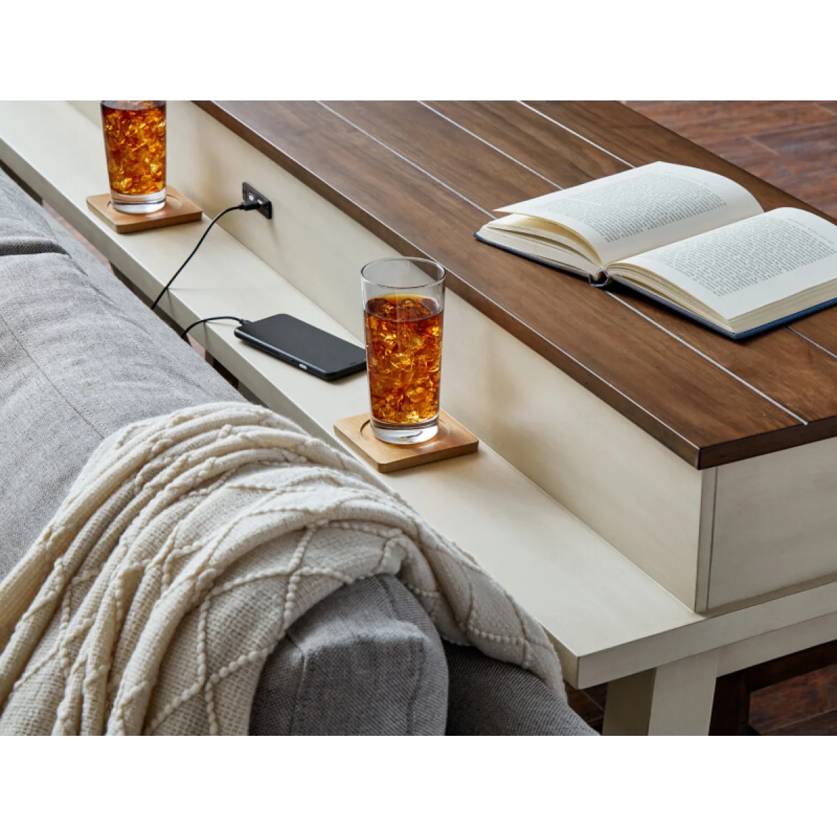 Pinebrook Console Bar Table Bar Furniture Aspen Home 7