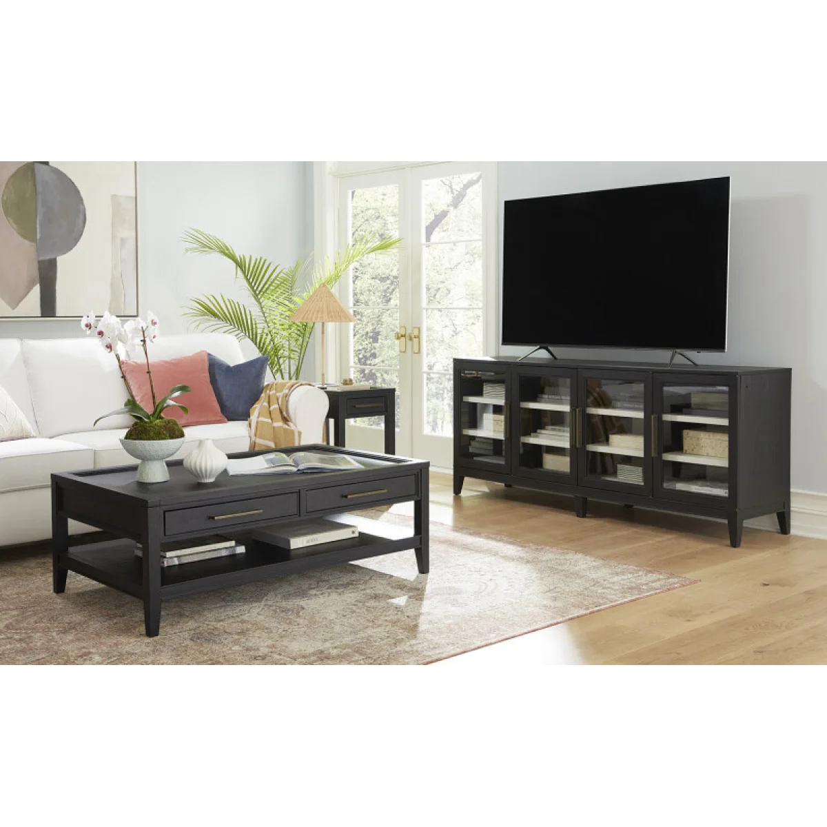 Camden 72″ Console Entertainment Stands Aspen Home 6