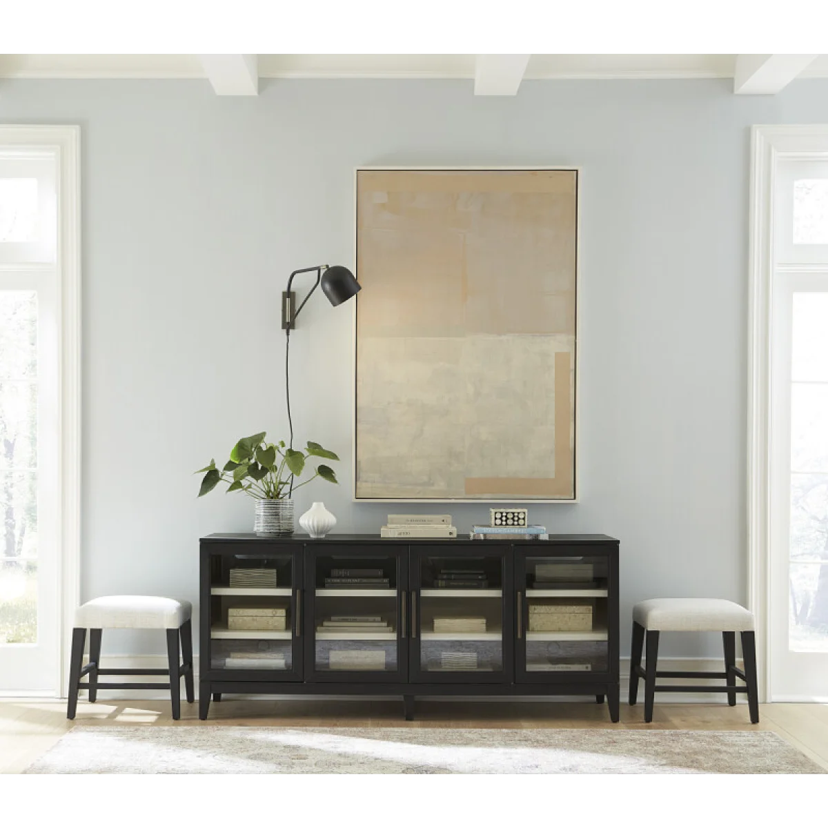 Camden 72″ Console Entertainment Stands Aspen Home 7