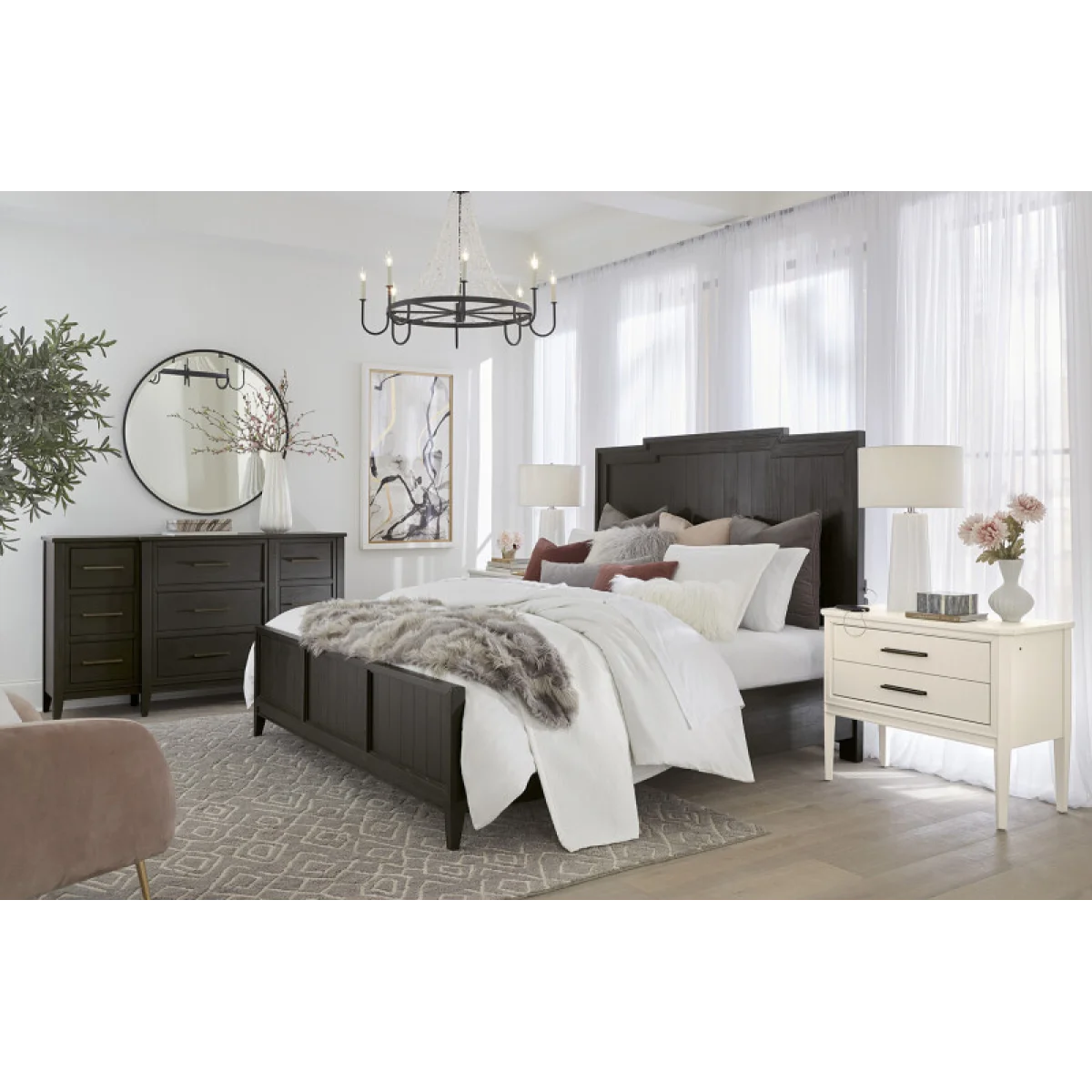Camden White Liv360 Nightstand Nightstands Aspen Home 13