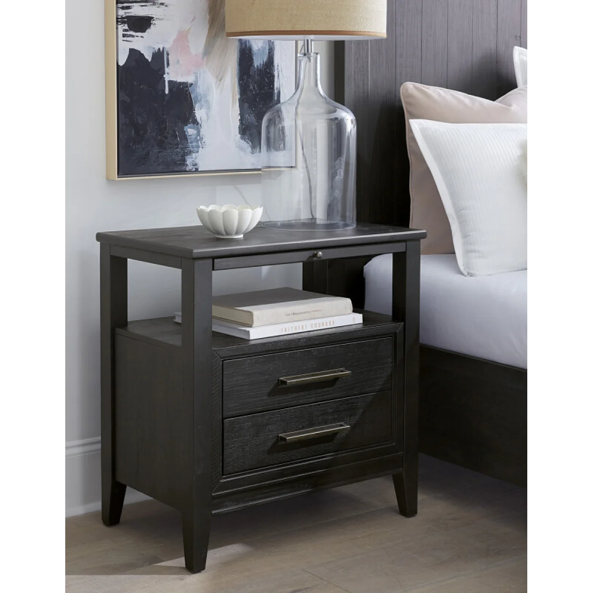 Camden 2 Drawer Nightstand Nightstands Aspen Home 13