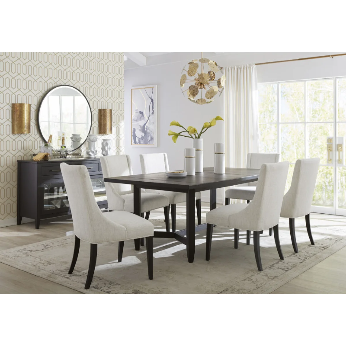 Camden Ext Trestle Dining Table I631-6030 Dining Tables Aspen Home 4
