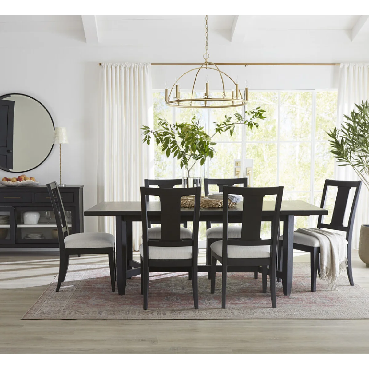 Camden Ext Trestle Dining Table I631-6030 Dining Tables Aspen Home 6
