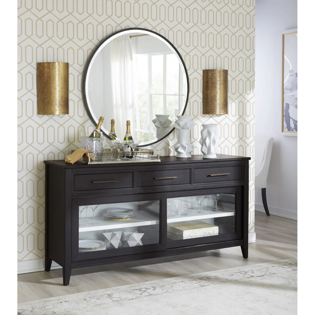 Camden Sideboard Dining Storage Aspen Home 6