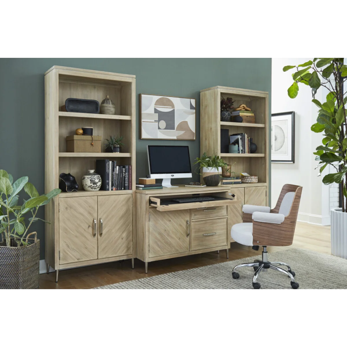 Maddox Door Bookcase Bookcases Aspen Home 7