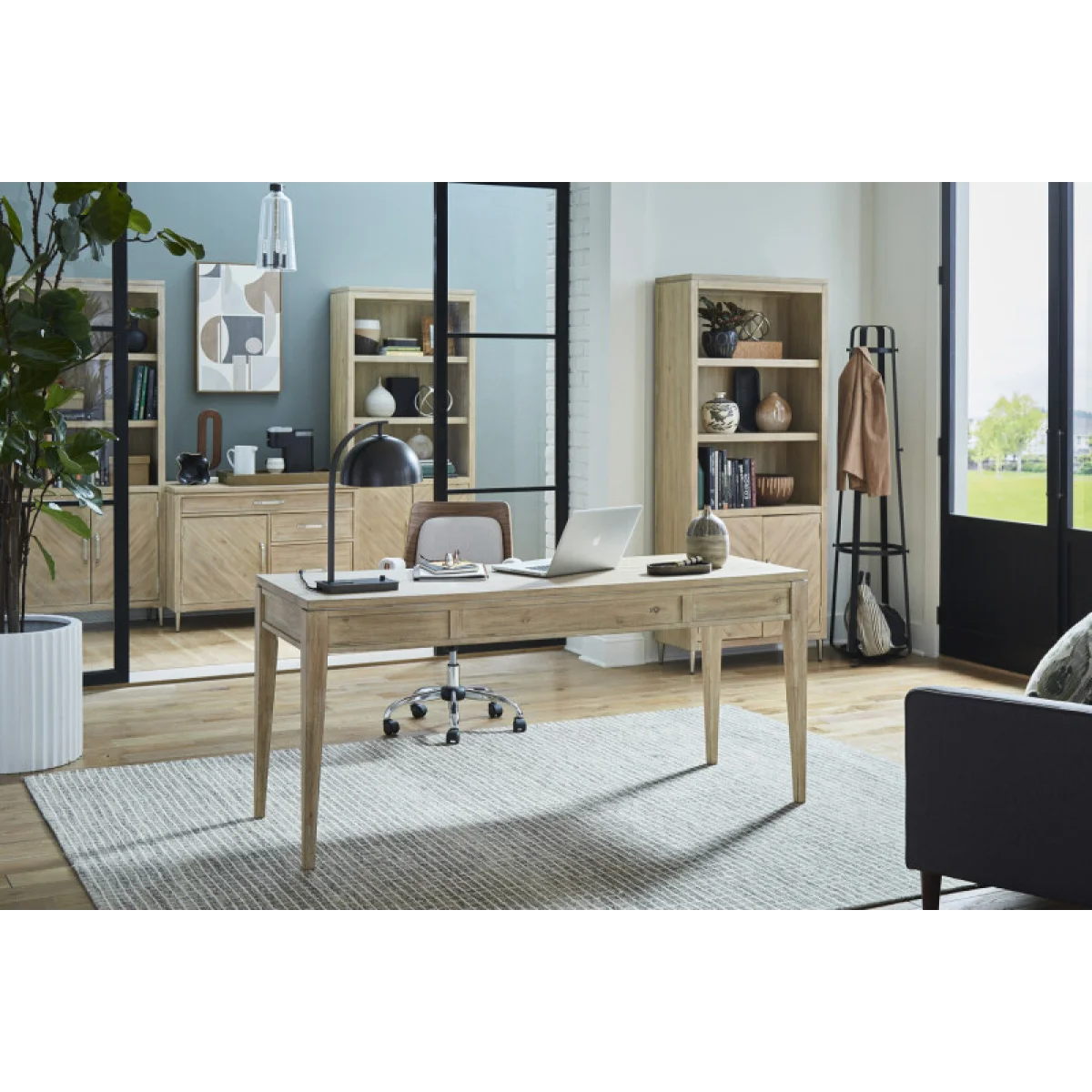 Maddox 68″ Writing Desk Desks Aspen Home 6