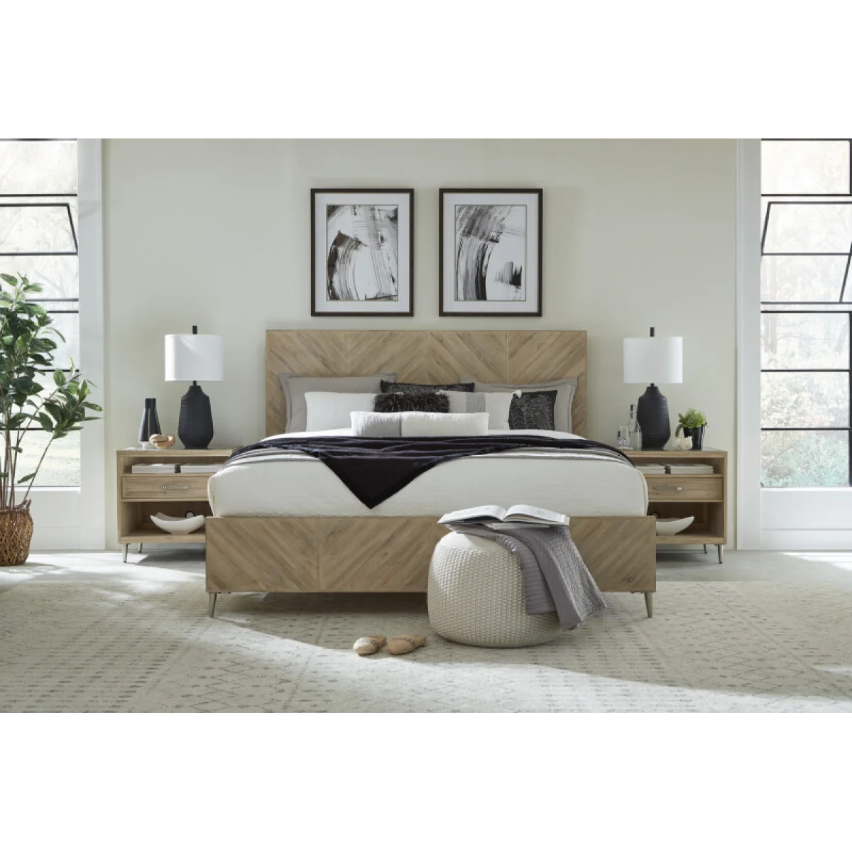 Maddox Queen Panel Hb Bed Parts Aspen Home 7