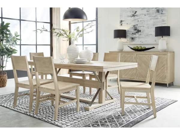 Maddox Trestle Dining Table I644-6030 Dining Tables Aspen Home
