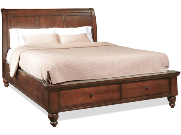 Cambridge Queen Sleigh Bed Hb Beds Aspen Home