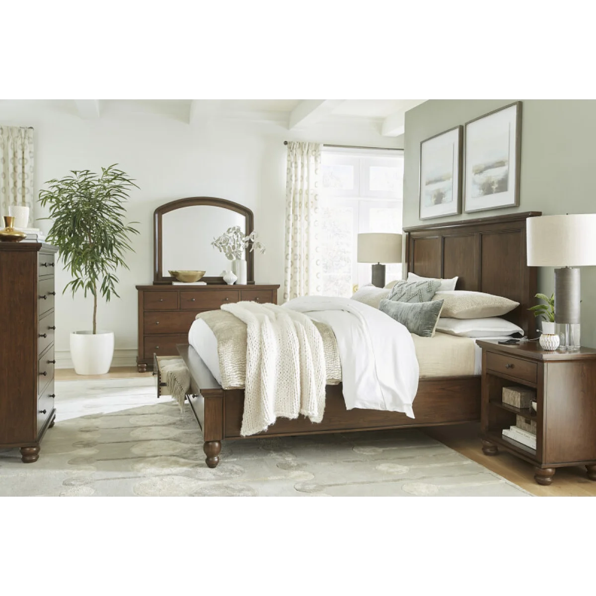 Cambridge Queen Side Rails Bed Parts Aspen Home 11