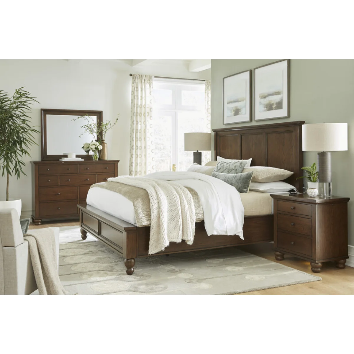 Cambridge Queen Side Rails Bed Parts Aspen Home 9