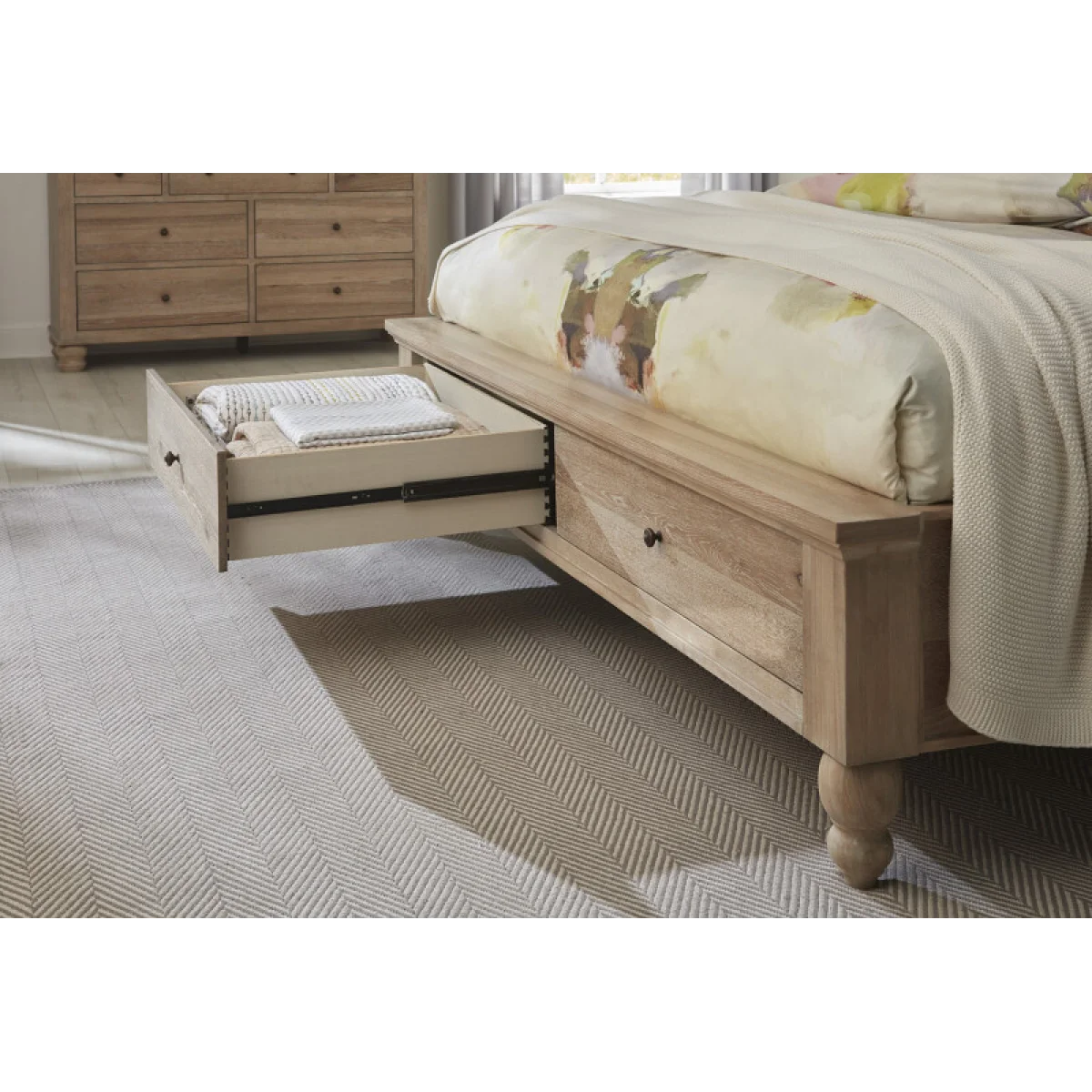 Cambridge King Low Profile Fb Bed Parts Aspen Home 24