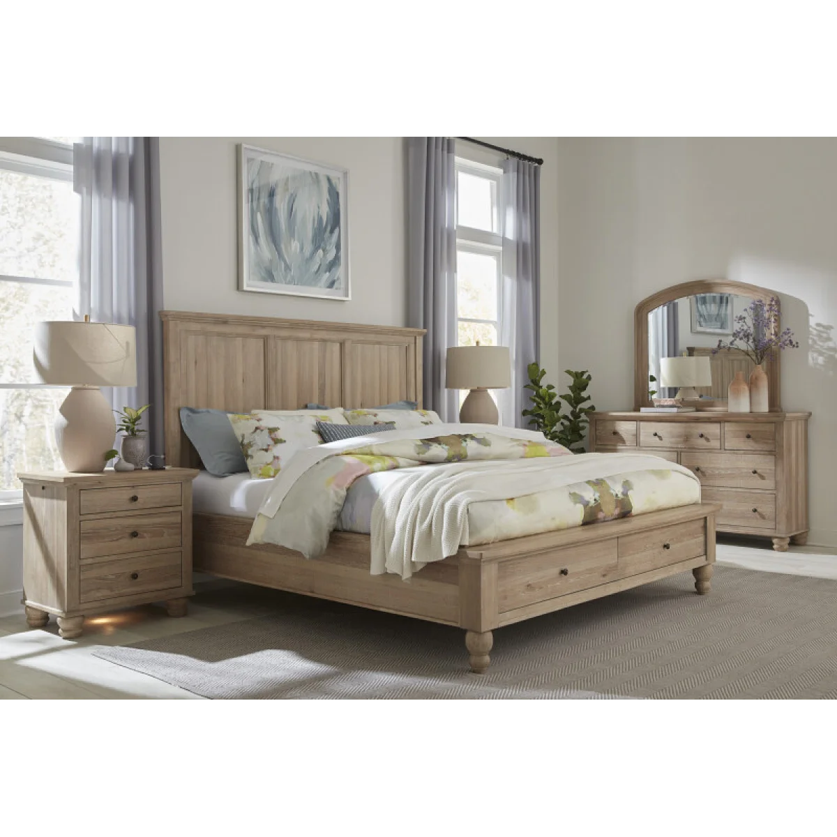 Cambridge King Low Profile Fb Bed Parts Aspen Home 15