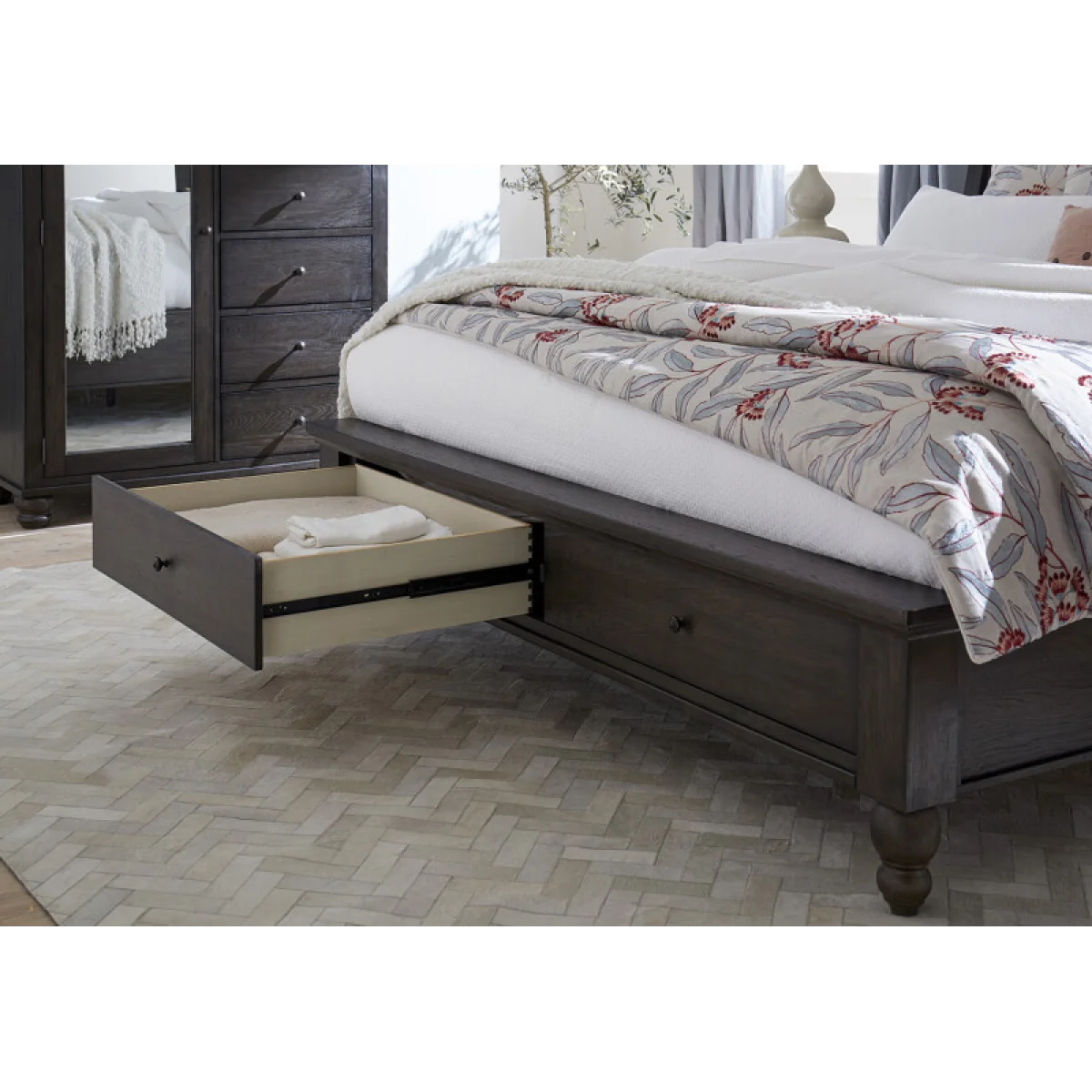 Cambridge King Low Profile Fb Bed Parts Aspen Home 23