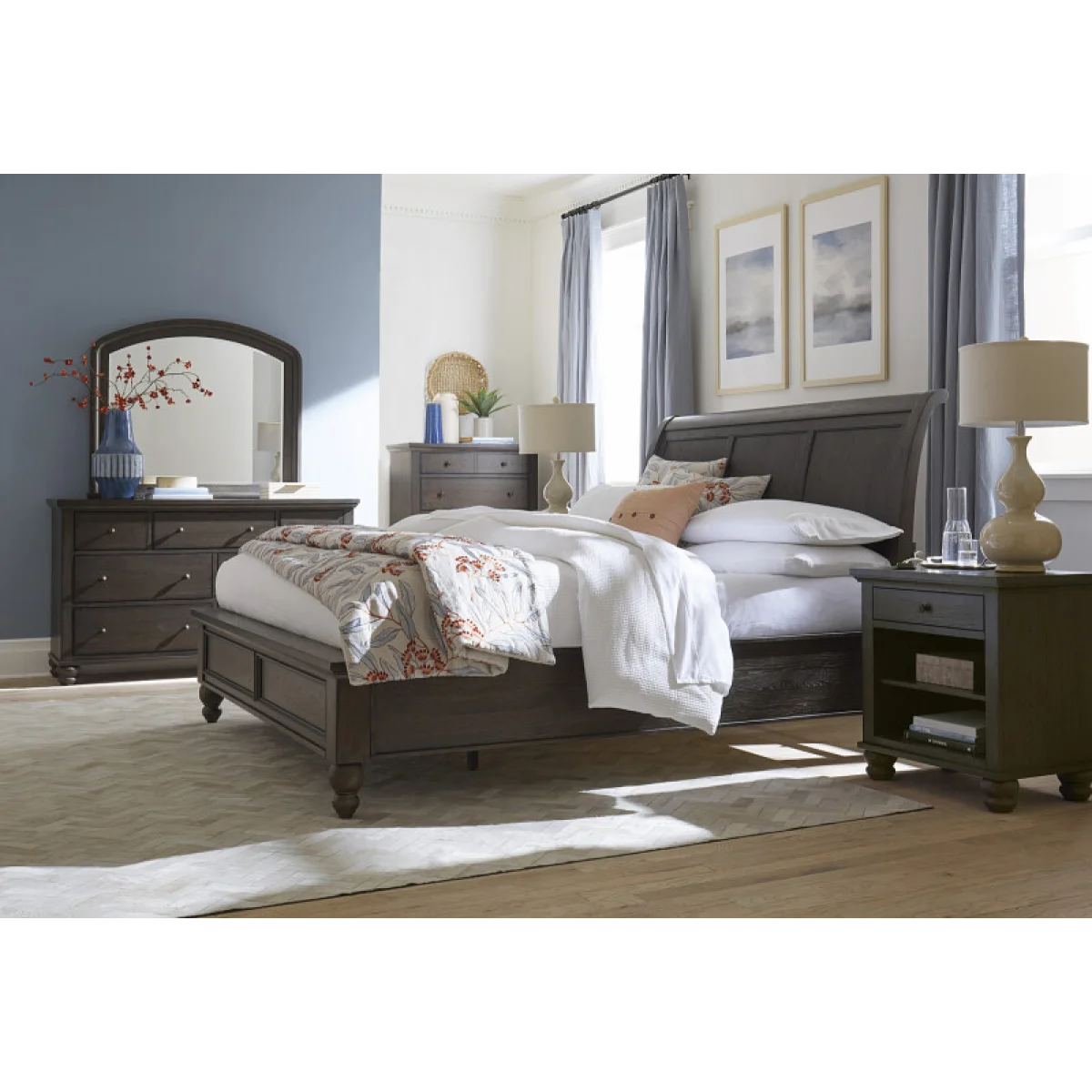 Cambridge Double Dresser Mirror Dressers Aspen Home 8
