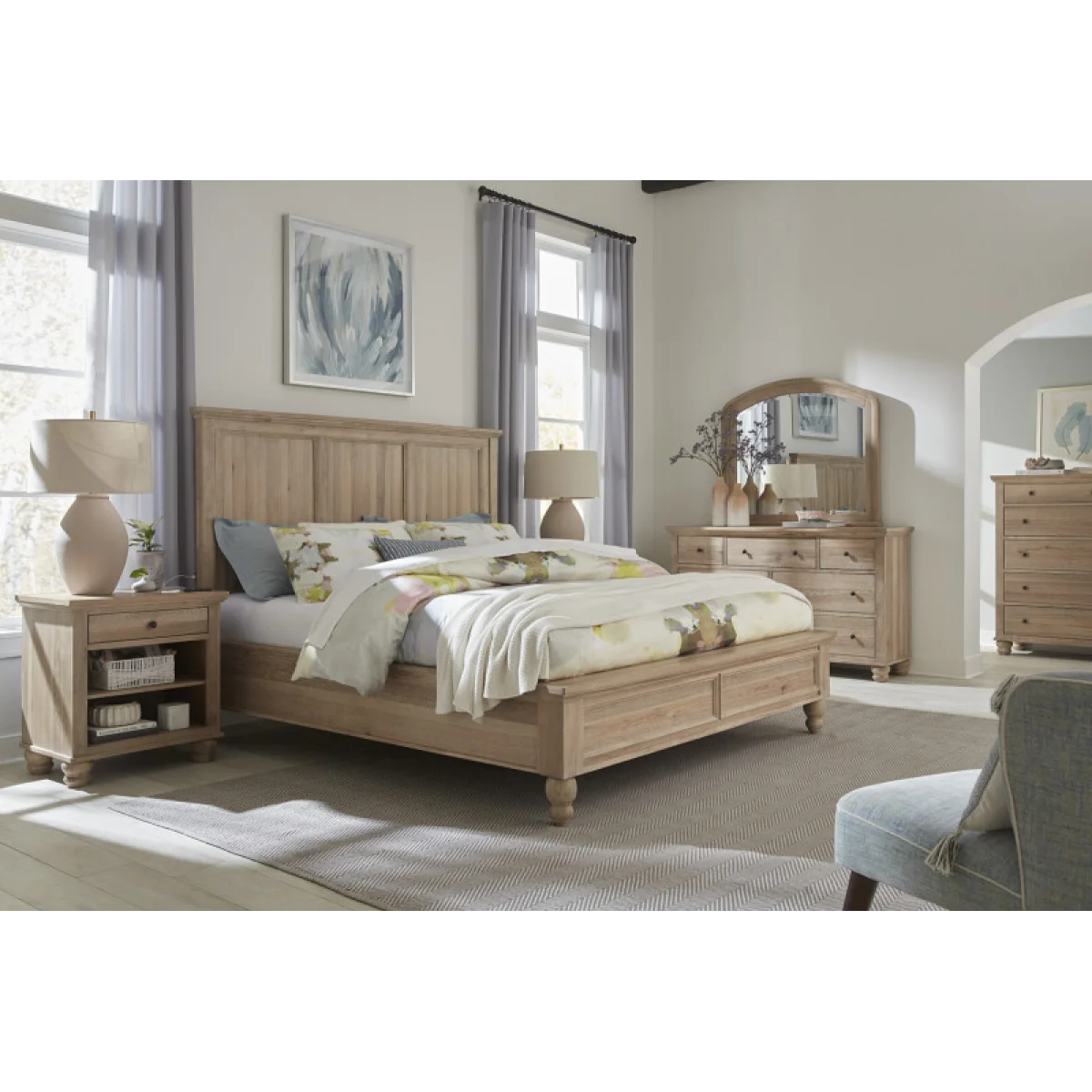 Cambridge Queen Framed Panel Hb Bed Parts Aspen Home 20