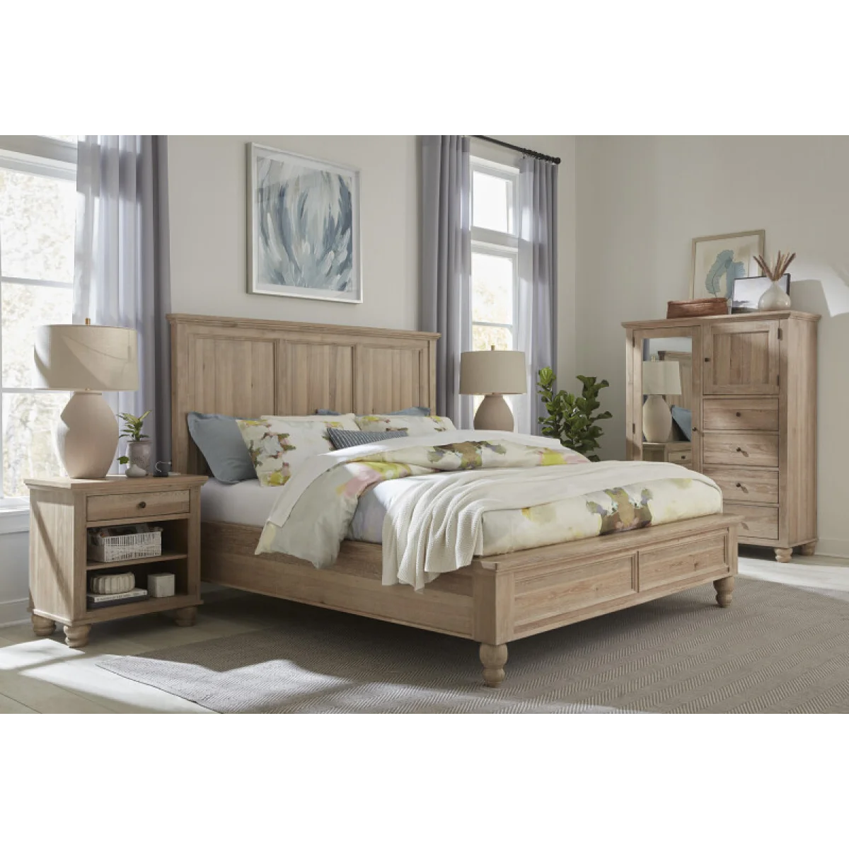 Cambridge Queen Framed Panel Hb Bed Parts Aspen Home 18