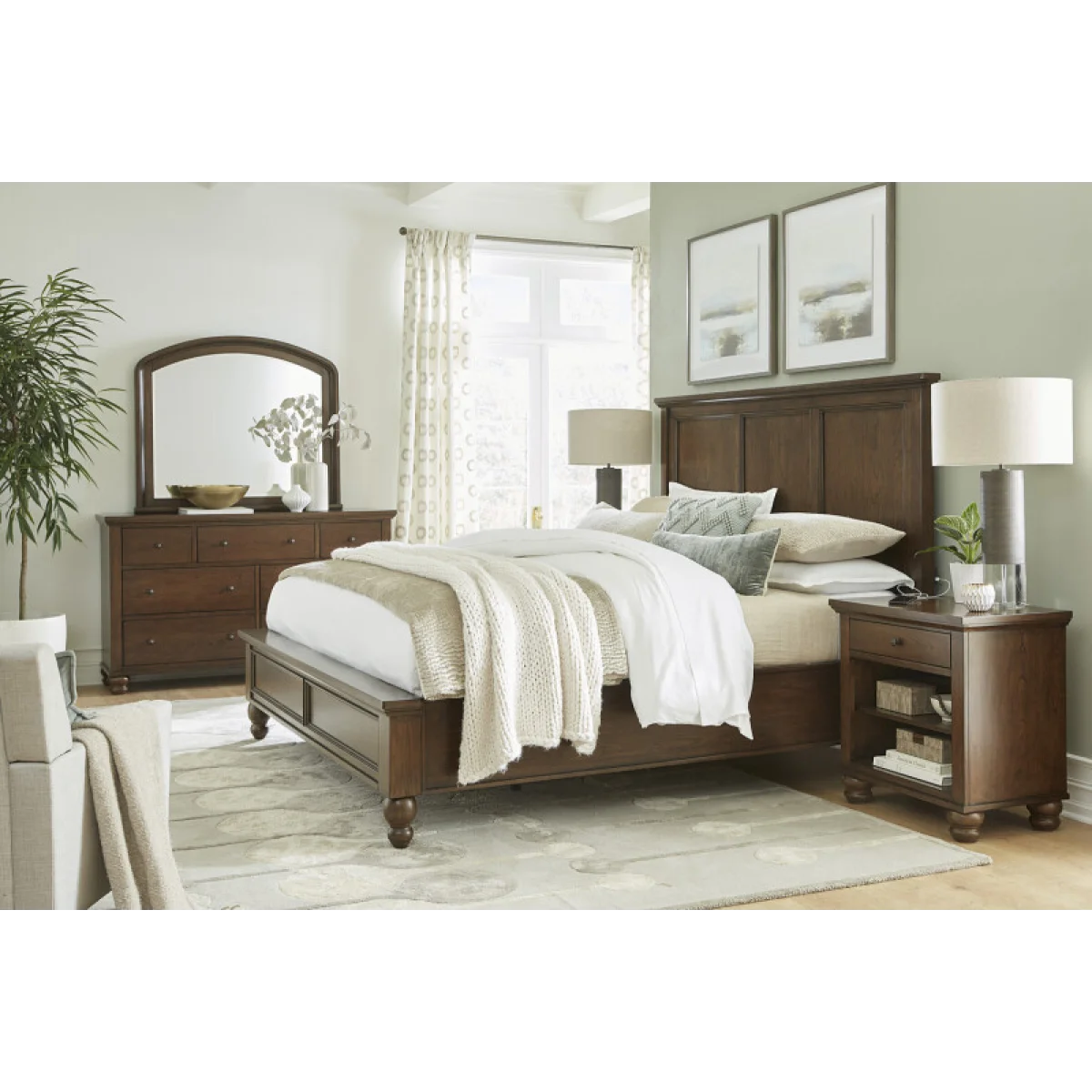 Cambridge King Framed Panel Hb Bed Parts Aspen Home 19