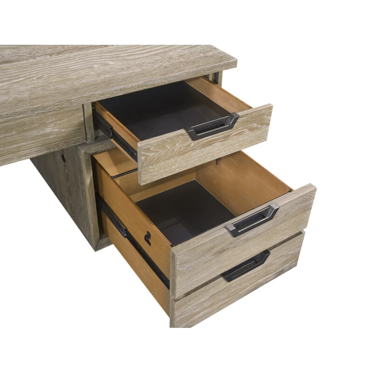 Harper Point 66″ Executive Desk Desks Aspen Home 11