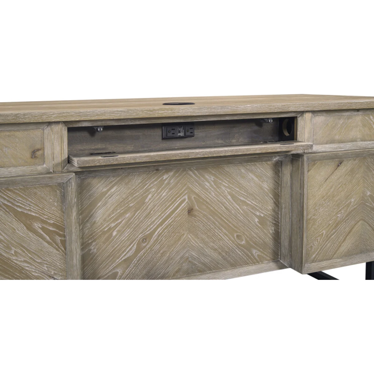 Harper Point 66″ Executive Desk Desks Aspen Home 14