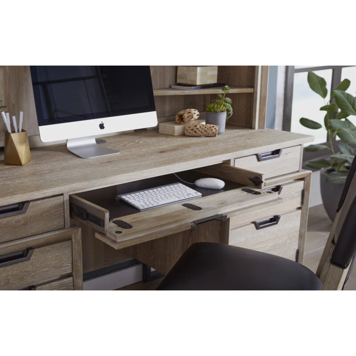 Harper Point 66″ Credenza Desk Desks Aspen Home 21