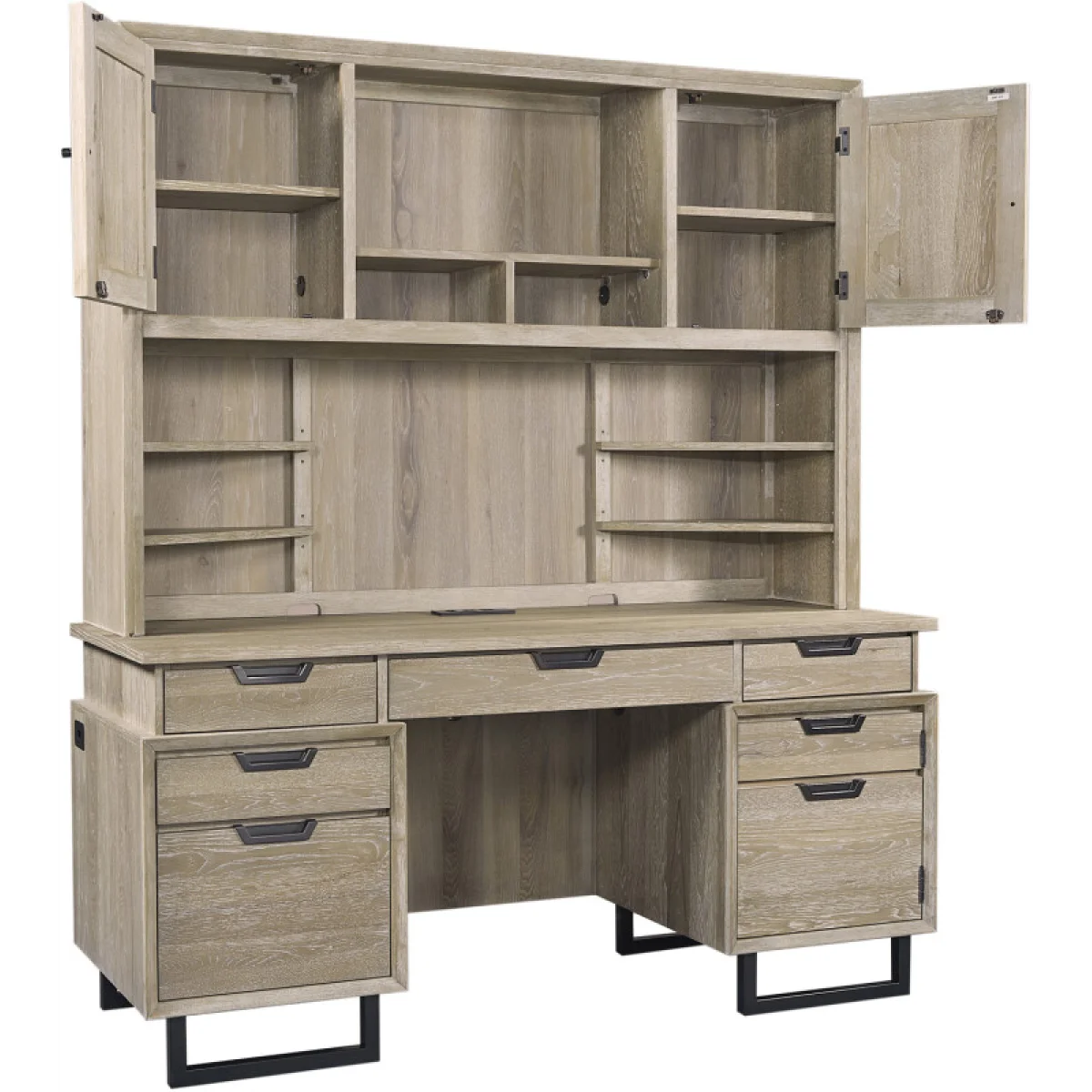 Harper Point 66″ Credenza Desk Desks Aspen Home 13