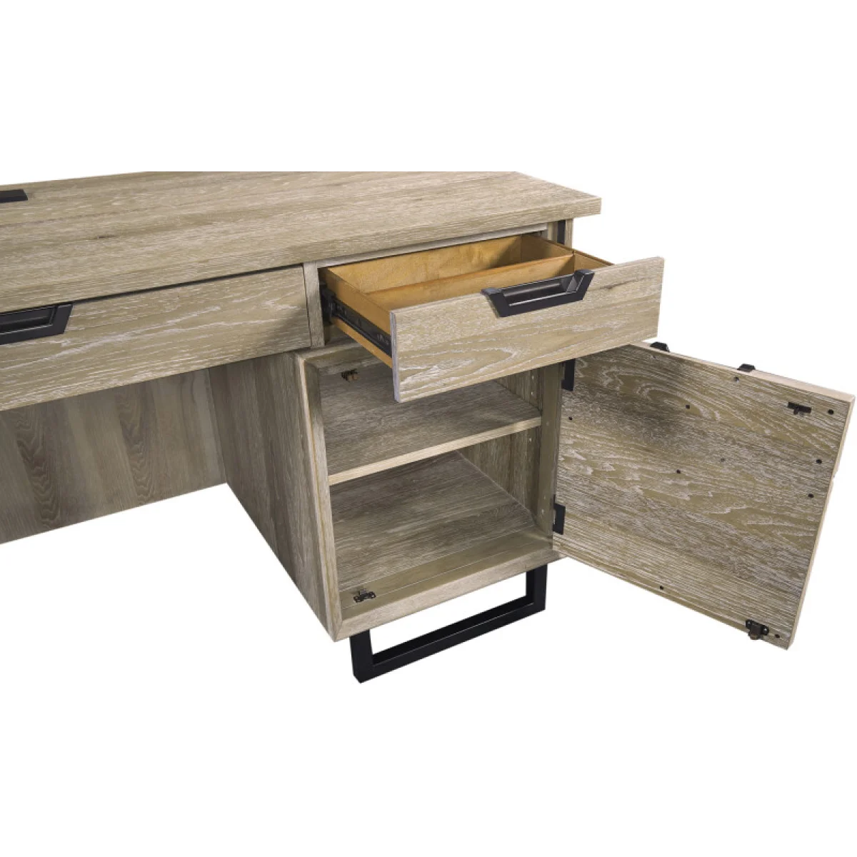 Harper Point 66″ Credenza Desk Desks Aspen Home 9