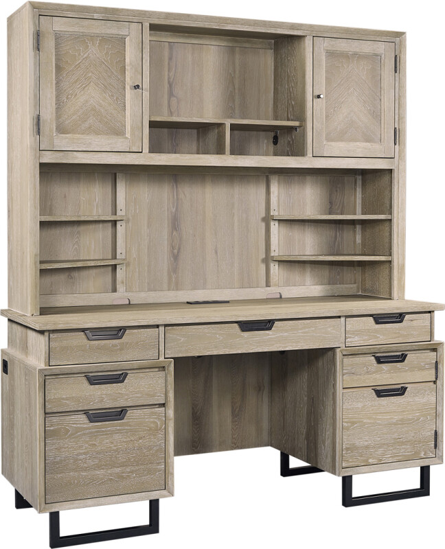Harper Point 66" Credenza Hutch