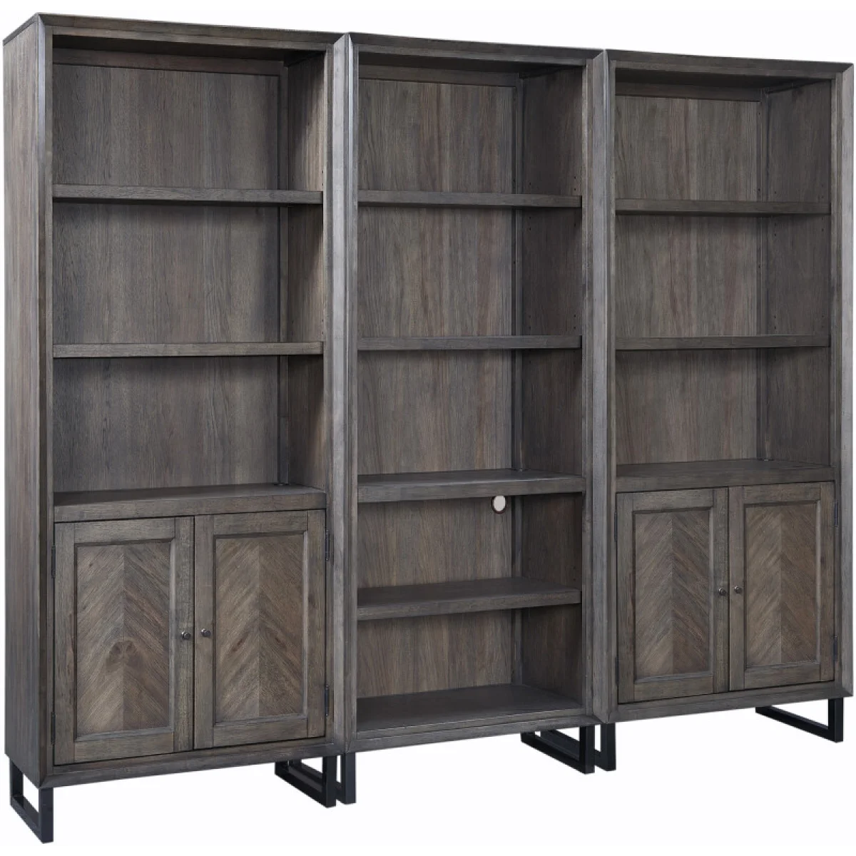 Harper Point Door Bookcase Bookcases Aspen Home 10